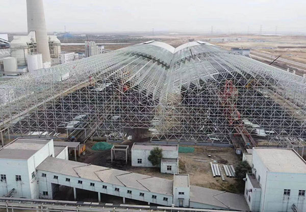 國家電廠(chǎng)封煤工程，FRP采光板項目